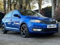Used Skoda Rapid SE 105 HP (77 kW) 2014 Blue Hatchback