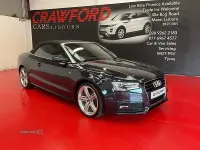 Used Audi A5 Cabriolet S-Line 2013 Blue Cabriolet