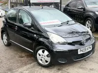 Used Toyota Aygo 2009 Black Hatchback
