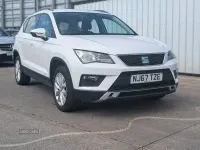 Käytetty Seat Ateca Ecomotive 115 HP (84 kW) 2017 Valkoinen Katumaasturi
