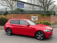 Used BMW 114 Sport Line 2014 Red Hatchback