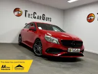 Used Mercedes A180 AMG line 109 HP (80 kW) 2017 Red Hatchback
