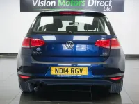 Begagnad VW Golf VII SE 122 HK (89 kW) 2014 Blå Halvkombi