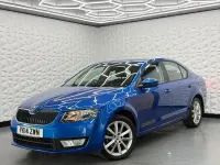 Used Skoda Octavia Elegance 105 HP (77 kW) 2014 Blue Estate