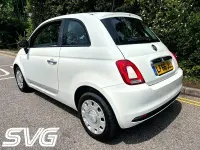 Used Fiat 500 Pop 69 HP (50 kW) 2016 White Hatchback