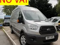 Begagnad Ford Transit 170 HK (125 kW) 2017 Silver Van