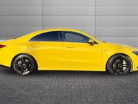 Used Mercedes CLA35 AMG 306 HP (225 kW) 2021 Yellow Sedan