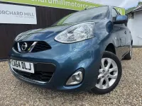Used Nissan Micra Acenta 80 HP (58 kW) 2014 Blue Hatchback