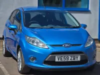 Used Ford Fiesta Titanium 70 HP (51 kW) 2010 Blue Hatchback