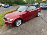 Used BMW 120 Cabriolet M Sport 2012 Red Cabriolet