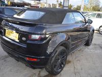 Used Land Rover Range Rover evoque HSE Dynamic 240 HP (176 kW) 2017 Black Cabriolet