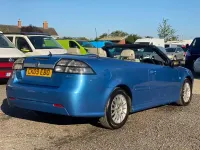 Used Saab 9-3 Linear 2009 Blue Cabriolet
