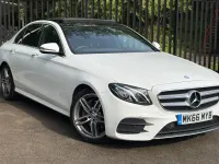 Used Mercedes E220 AMG Line Premium 2016 White Sedan