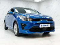 Used Kia Rio 84 HP (61 kW) 2021 Blue Hatchback