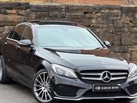 Used Mercedes C220 AMG Line Premium 170 HP (125 kW) 2018 Black Sedan