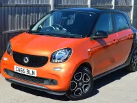 Używany Smart ForFour Premium 90 KM (66 kW) 2015 Pomarańczowy Hatchback