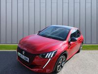 Used Peugeot e-208 Premium 98 kW (134 HP) 2021 Red Hatchback