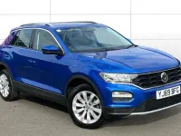 Used VW T-Roc SE 150 HP (110 kW) 2020 Blue SUV