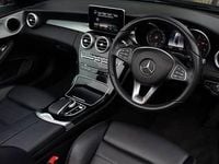 Used Mercedes C250 204 HP (150 kW) 2018 Black Cabriolet