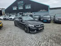 Used Mercedes C220 AMG line 170 HP (125 kW) 2017 Black Cabriolet