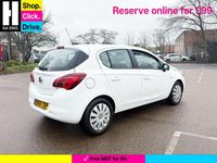 Used Vauxhall Corsa Design Edition 70 HP (51 kW) 2015 White Hatchback