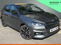Used Skoda Fabia Monte Carlo 85 HP (62 kW) 2024 Graphite grey metallic black magic pearl effect Hatchback