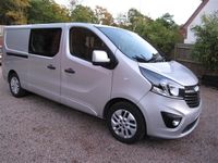 used Vauxhall Vivaro 1.6 CDTi 2900 BiTurbo Sportive LWB Crew Van