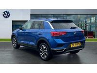 Used VW T-Roc Active 110 HP (80 kW) 2022 Ravenna blue metallic SUV