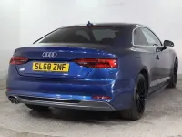 Used Audi A5 S-Line 190 HP (139 kW) 2018 Blue Coupe
