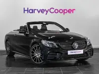 Used Mercedes C300 AMG line 258 HP (189 kW) 2023 Black Cabriolet