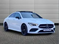Used Mercedes CLA200 AMG Line Premium Plus 161 HP (118 kW) 2023 White Coupe