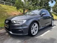 Used Audi A3 S-Line 2014 Grey Hatchback