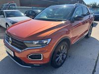 Used VW T-Roc SEL 150 HP (110 kW) 2018 Orange SUV