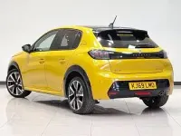 Used Peugeot 208 GT-line 100 HP (73 kW) 2020 Yellow Hatchback