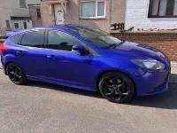 Begagnad Ford Focus ST 2014 Blå Halvkombi