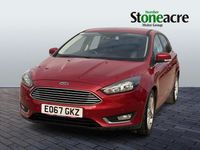 Used Ford Focus Titanium 150 HP (110 kW) 2017 Red Hatchback