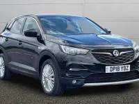 Used Vauxhall Grandland X Sport 131 HP (96 kW) 2018 Black SUV