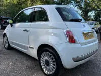Used Fiat 500 Lounge 69 HP (50 kW) 2011 White Hatchback
