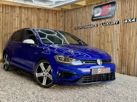 Used VW Golf VII R 310 HP (228 kW) 2017 Blue Hatchback