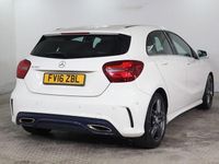 Used Mercedes A180 AMG line 122 HP (89 kW) 2016 White Hatchback