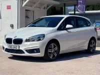 Used BMW 216 Active Tourer Sport Line 116 HP (85 kW) 2016 White MPV