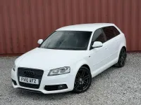 Used Audi A3 Sportback Black Edition 138 HP (101 kW) 2010 White Hatchback