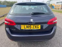 Used Peugeot 308 Active 130 HP (95 kW) 2015 Blue Estate