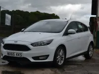 Used Ford Focus Zetec 2015 White Hatchback