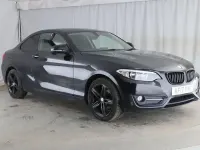 Used BMW 218 Sport Line 136 HP (100 kW) 2017 Black Coupe