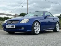 Used Mercedes SLK230 197 HP (144 kW) 2003 Blue Cabriolet