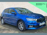 Used Skoda Fabia SE L 113 HP (83 kW) 2024 Blue Hatchback