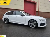 Used Audi A4 Black Edition 190 HP (139 kW) 2020 White Estate