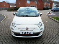 Used Fiat 500 Lounge 69 HP (50 kW) 2011 White Hatchback