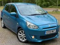 Usado Mitsubishi Mirage 2015 Azul Citadino